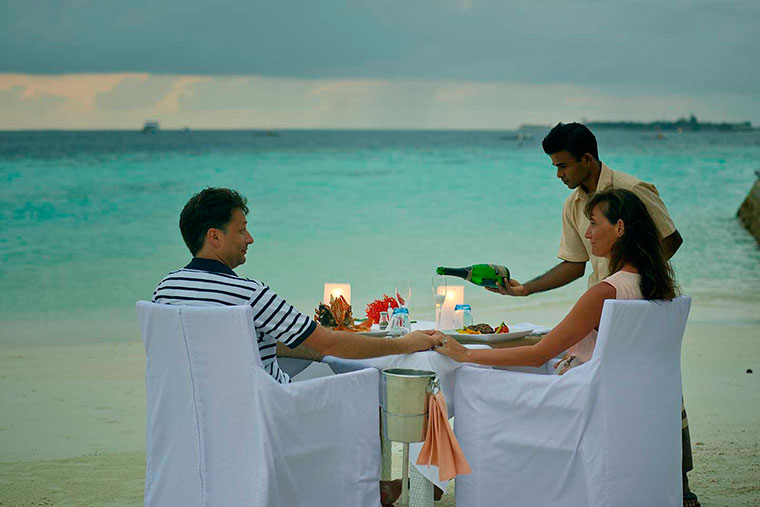 Dining Spot on a Deserted Island