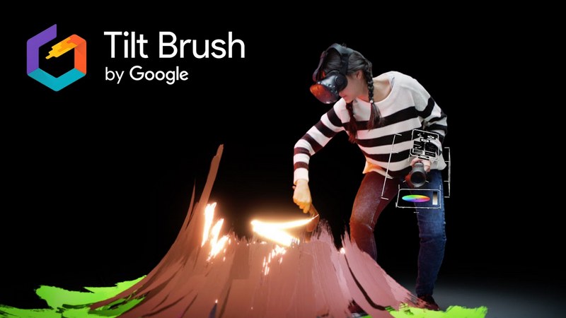 Tilt Brush открывает возможности рисовать в 3D-реальности