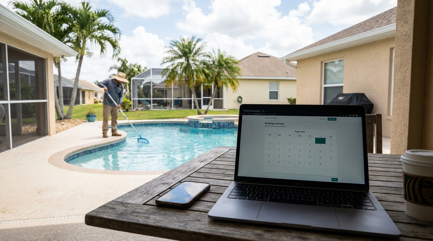 Start a Local Pool Cleaning Booking Website in North Port