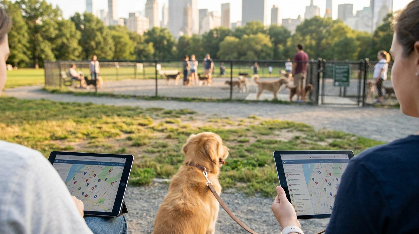 Local Dog Park Finder