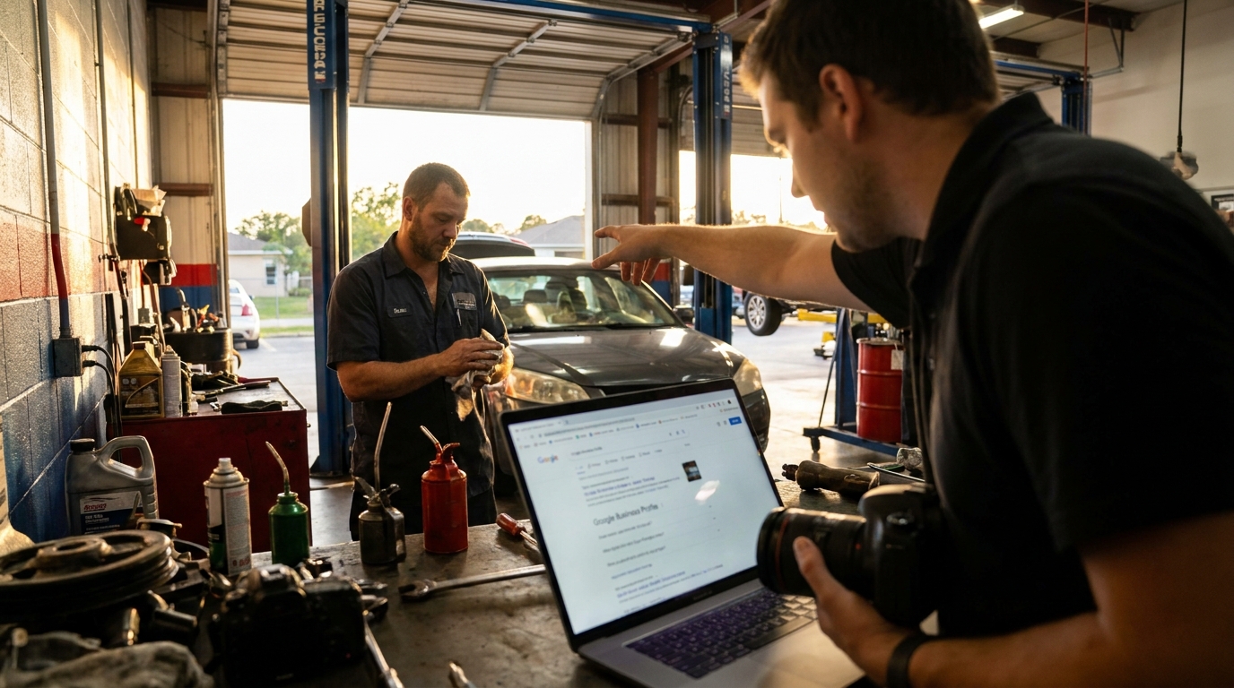 Manage Google Profiles for North Port Auto Shops