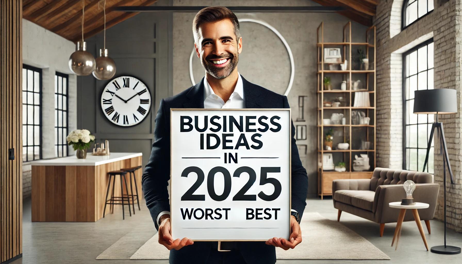 The Best and Worst Business Ideas to Start in 2025